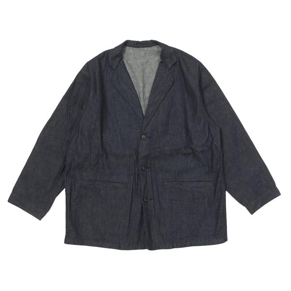 PORTER CLASSIC クラシック デニム ワイドジャケット ブルー S