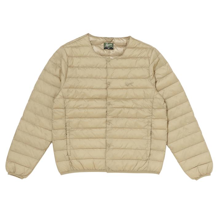 yz yDANNERz _i[ M Crew Neck Inner Down JKT AE^[ 424K1091700 BEIGE L