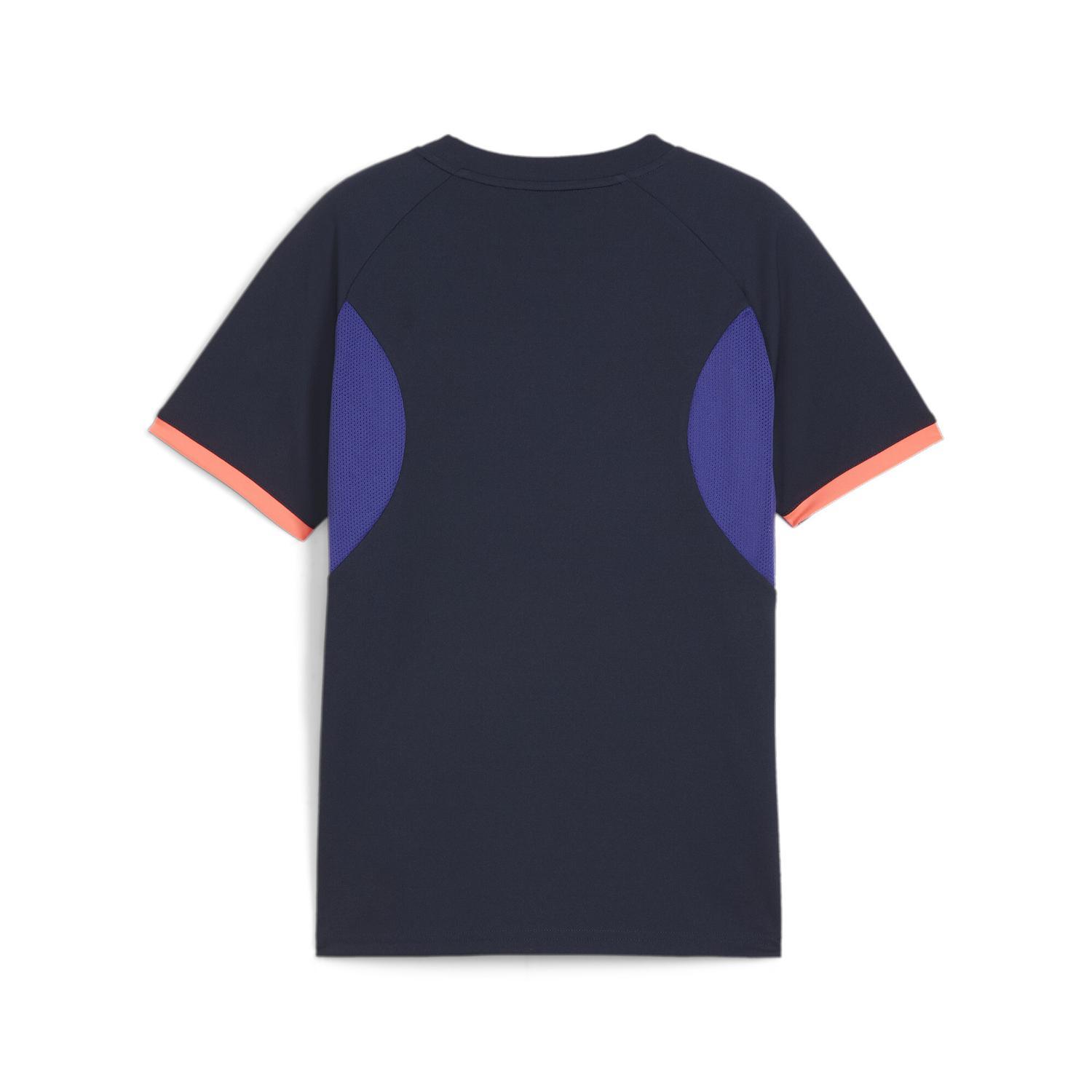 『購入さん専用』プーマ SEIRYO シャツ 55番 ホワイト ブルー PUMA】 プーマ M IV LIGA GRAPHIC JERSEY ショートスリーブ