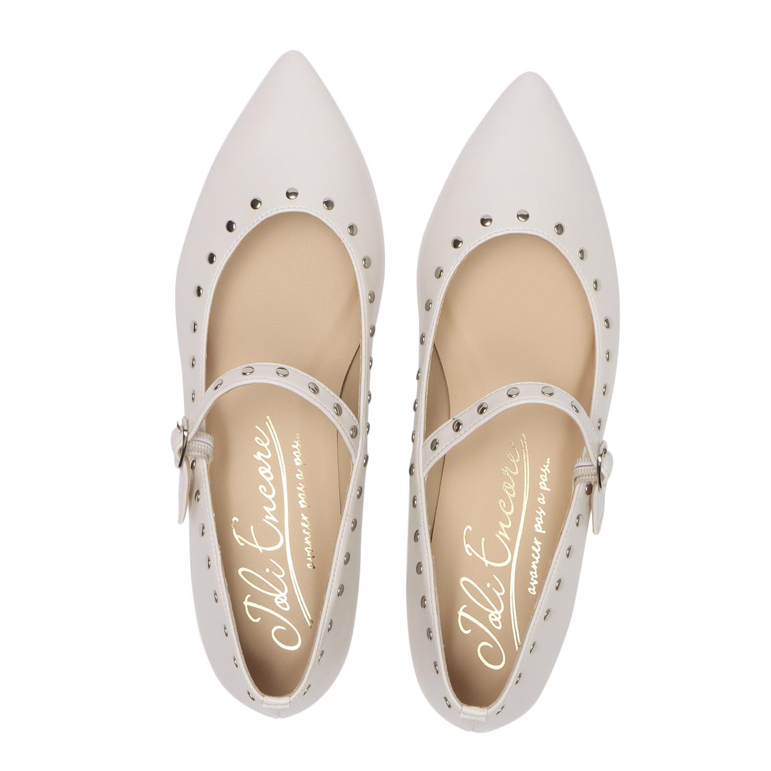 レディース 【JOLI ENCORE】 ジョリーアンコール STUDDED PUMPS