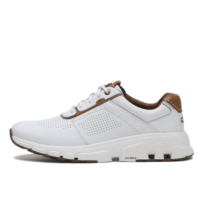 yz oEhGbNX v[ gD yROCKPORTz bN|[g Reboundx Plain Toe oEhGbNX v[ gD RPI-CJ3047W WHITE/TAN LEA 6H(24.5cm)