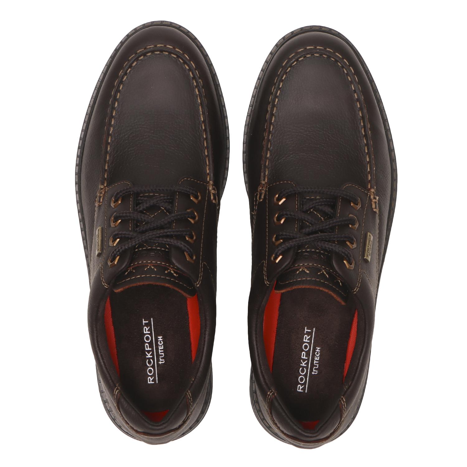 Rockport メンズ Findlay Oxford, ミディアムナチュラルレザー