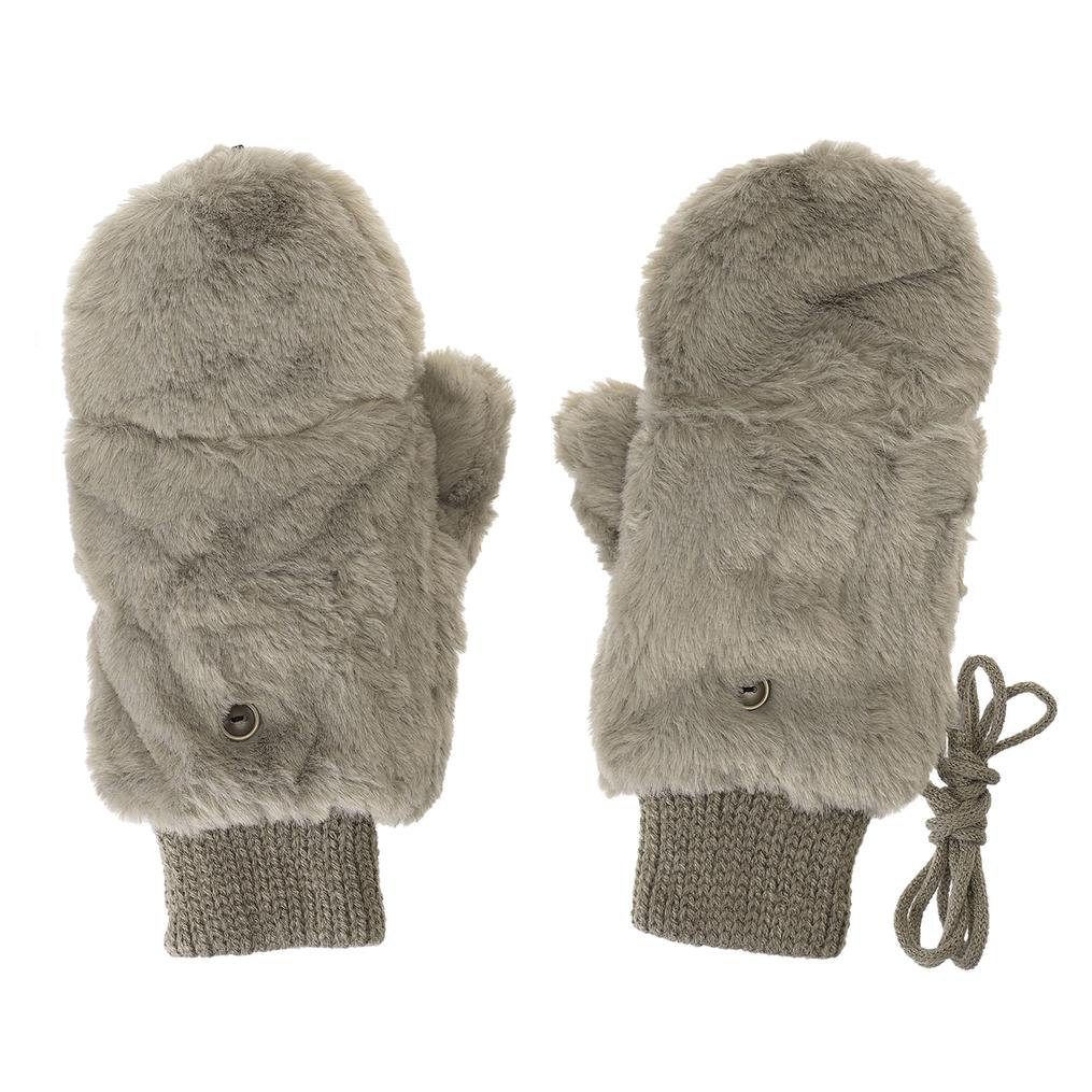  M FIRST M FIRST Fake Fur Gloves画像1