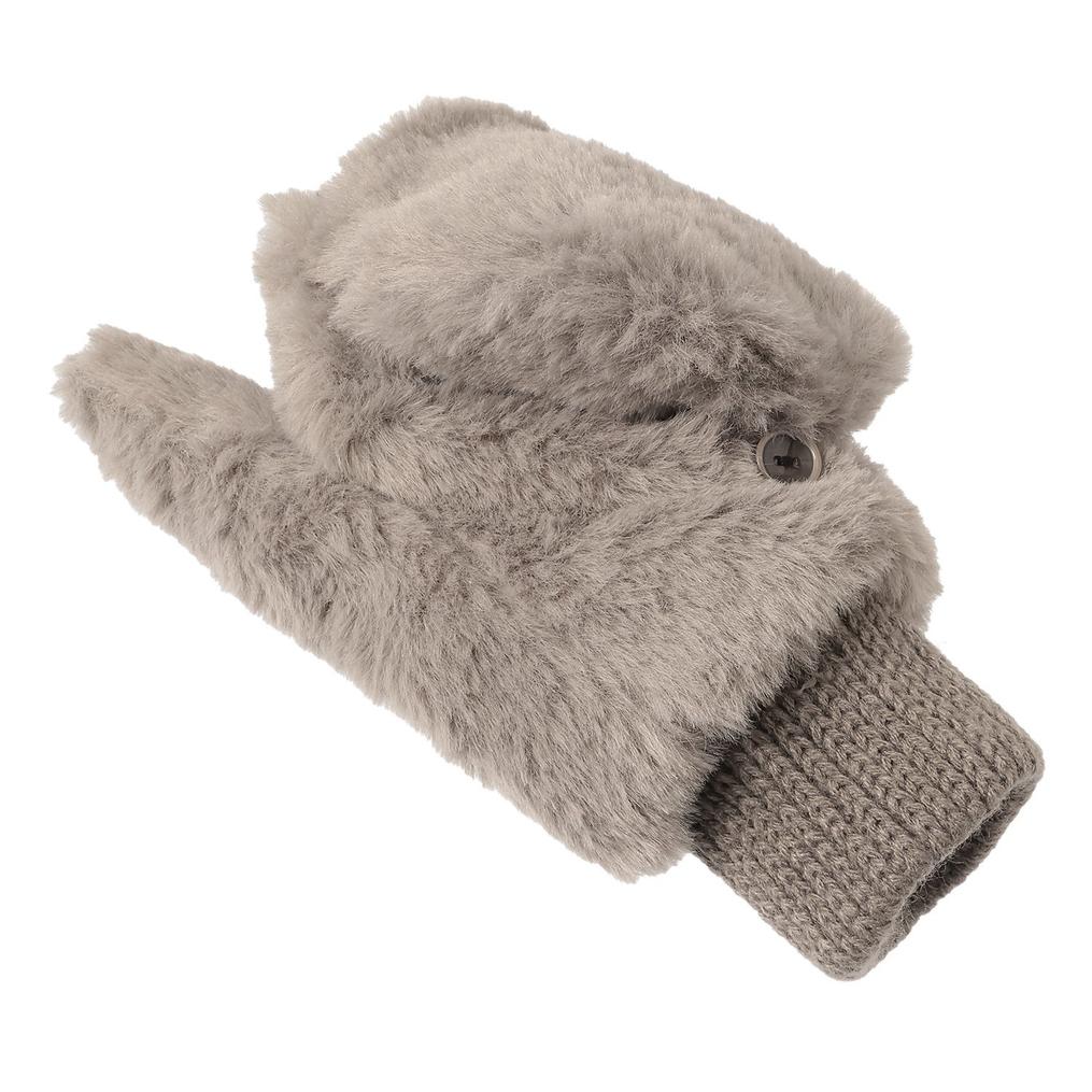  M FIRST M FIRST Fake Fur Gloves画像2