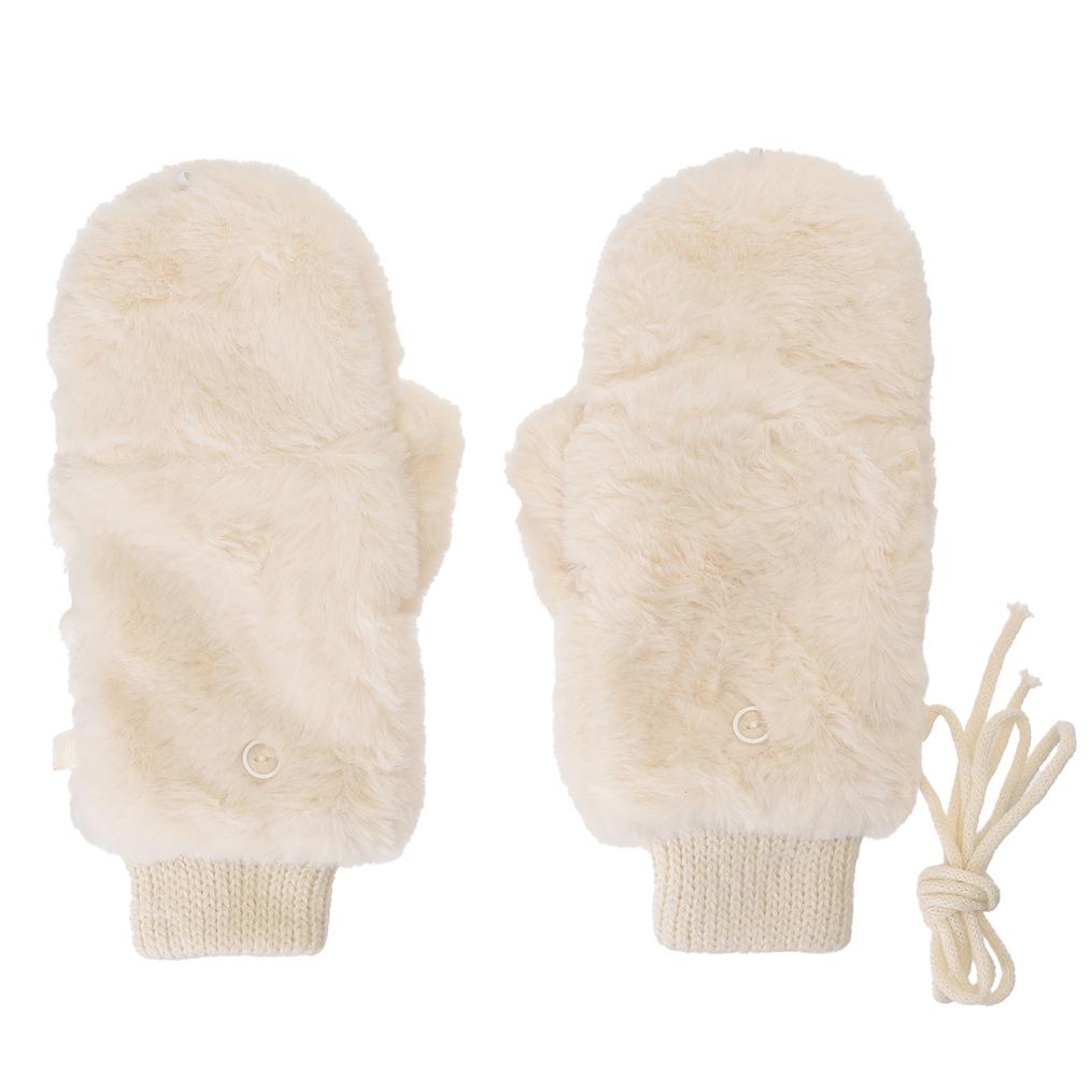  M FIRST M FIRST Fake Fur Gloves画像1