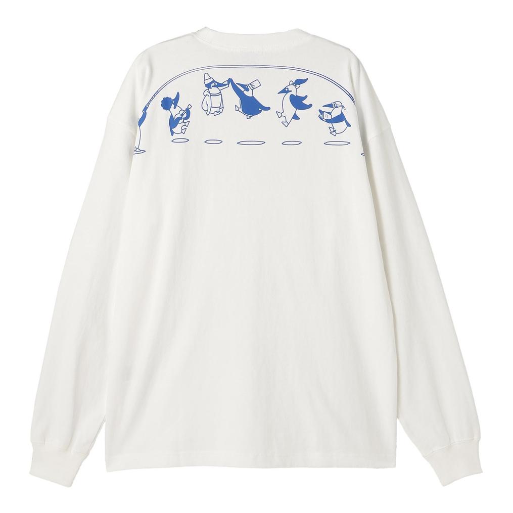  CHUMS CHUMS Oversized Large Jump Rope Brushed L/S T-Shirt画像3