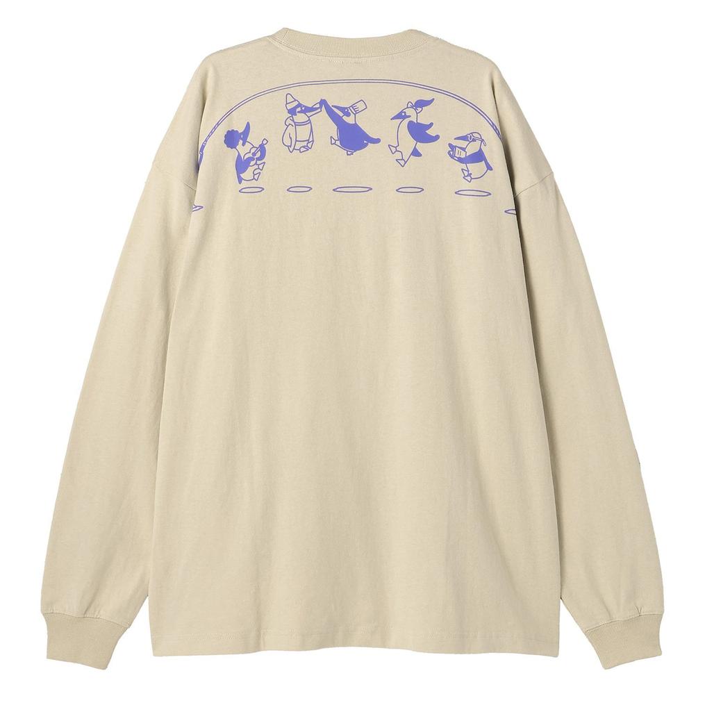  CHUMS CHUMS Oversized Large Jump Rope Brushed L/S T-Shirt画像3