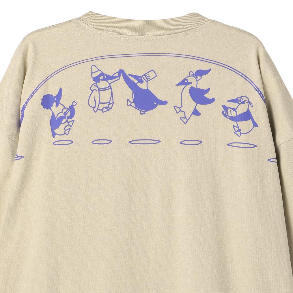  CHUMS CHUMS Oversized Large Jump Rope Brushed L/S T-Shirt画像6