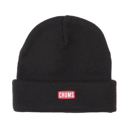 CHUMS チャムスロゴショートニットキャップ