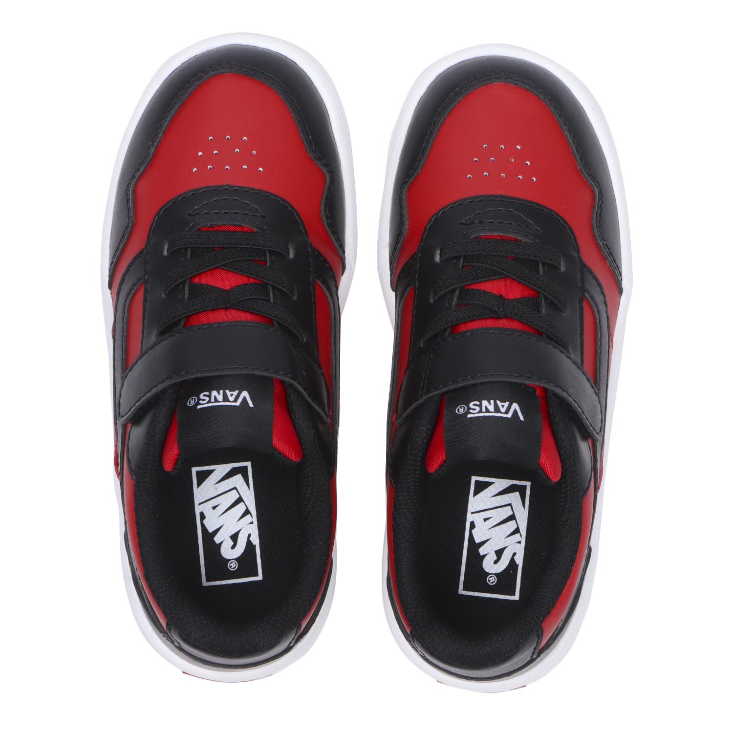 キッズ 【VANS】 ヴァンズ 17-22(H) RIGIDA リジダ V2920K BLACK/RED