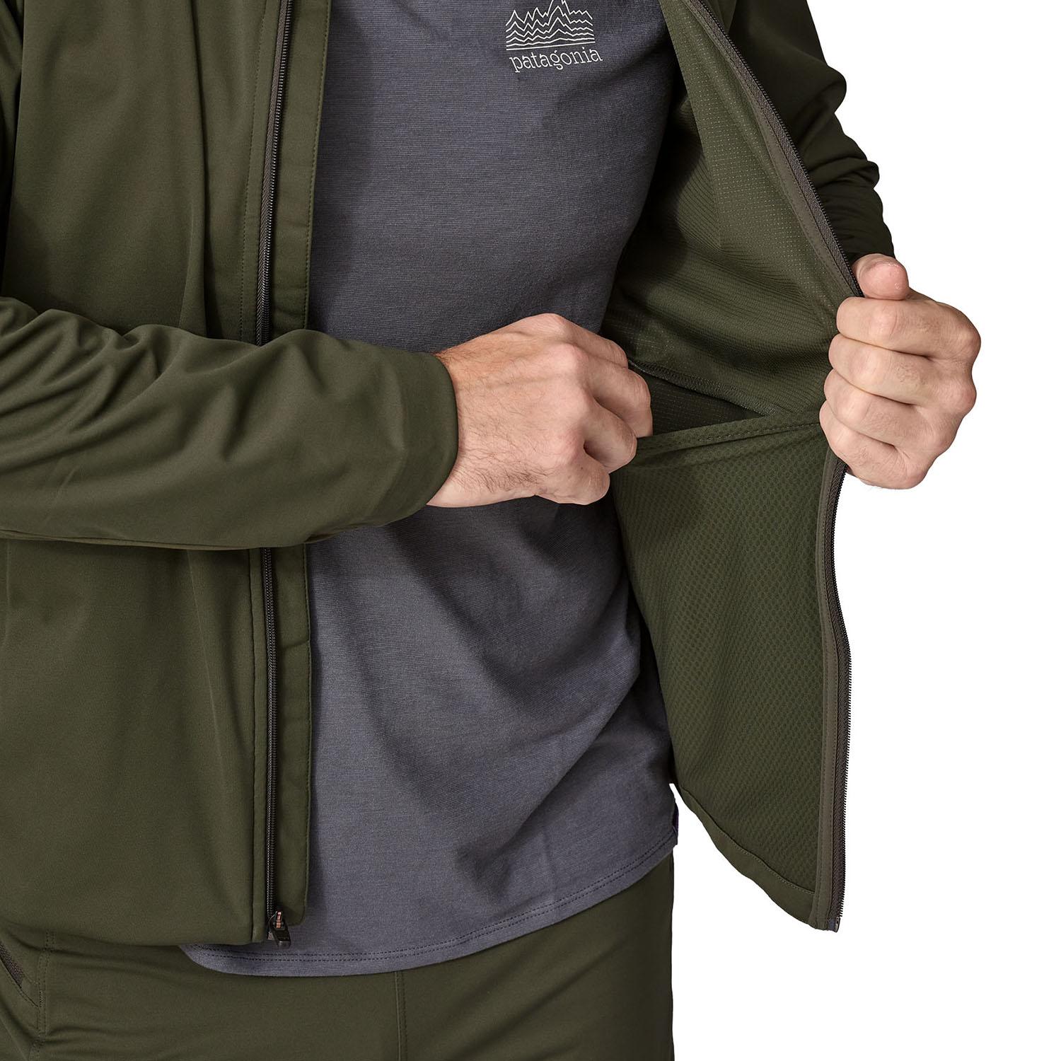 Patagonia メンズ ウインドシールドジャケット Mサイズ カーキ Patagonia メンズ ウインドシールドジャケット Mサイズ カーキ