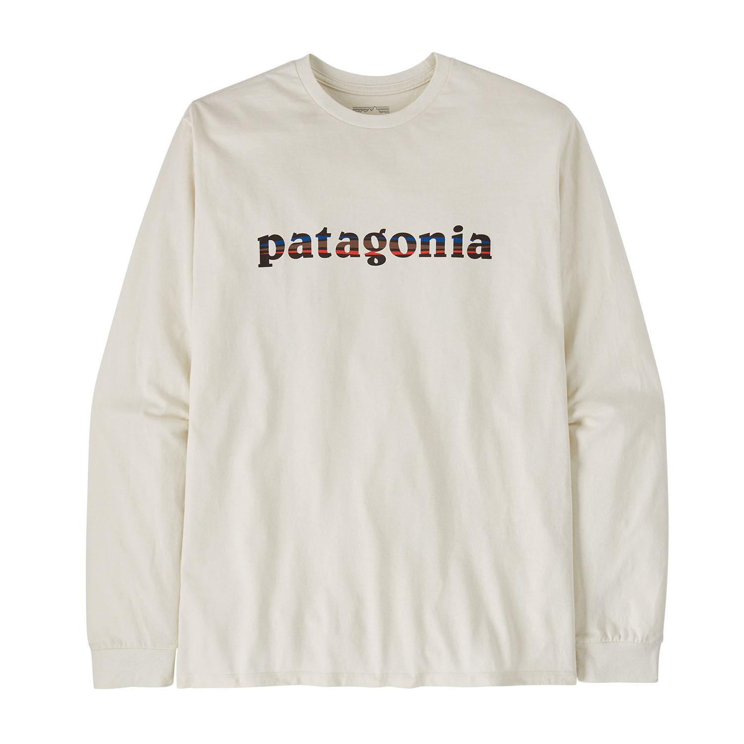 patagonia PATAGONIA M's L/S '73 Text Logo Responsibili-Tee