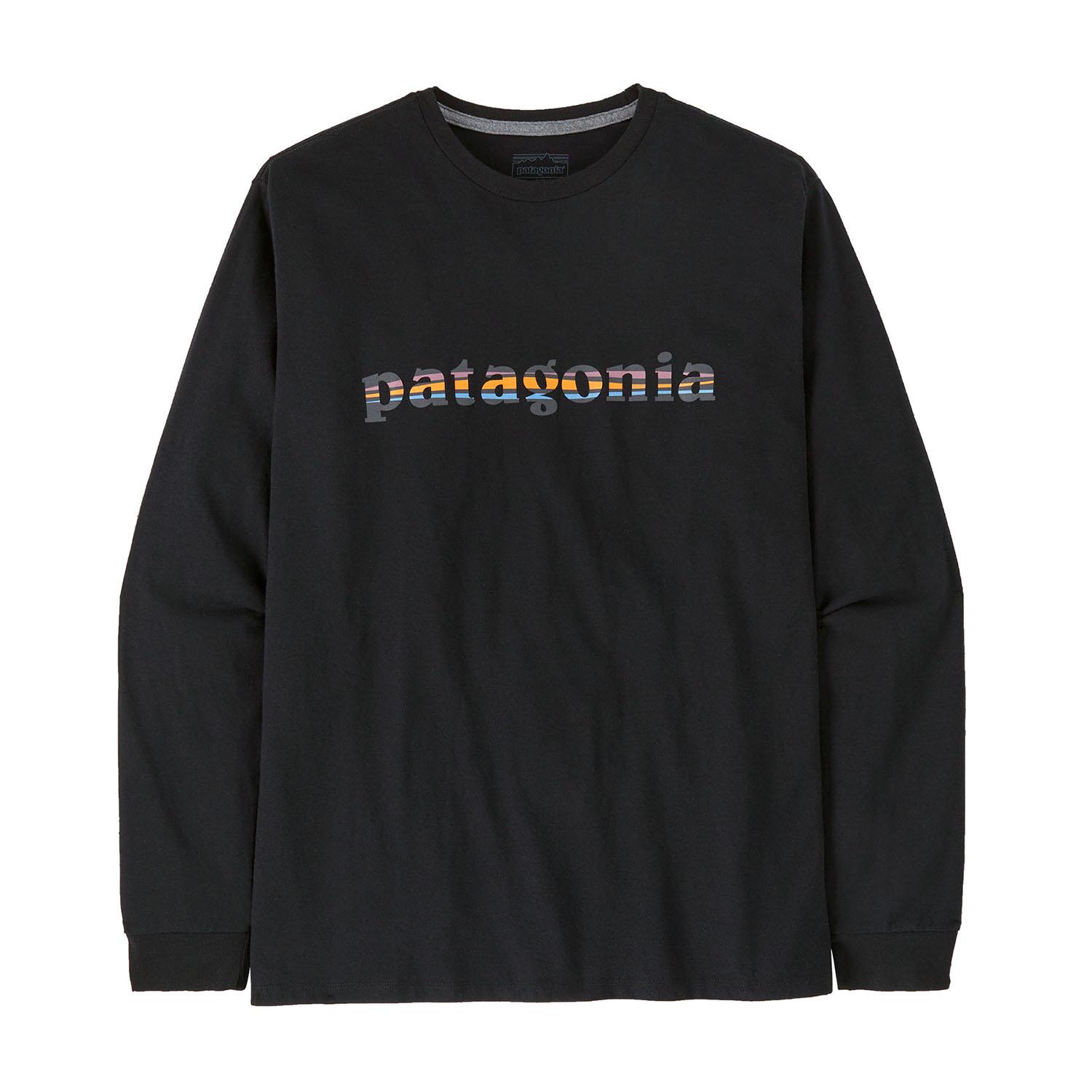 patagonia PATAGONIA M's L/S '73 Text Logo Responsibili-Tee