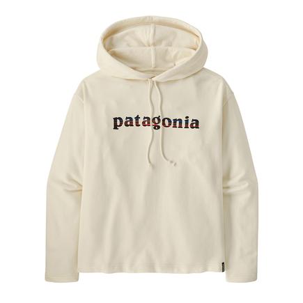 patagonia ウィメンズLW'73テキストロゴワイルドライズフーディ