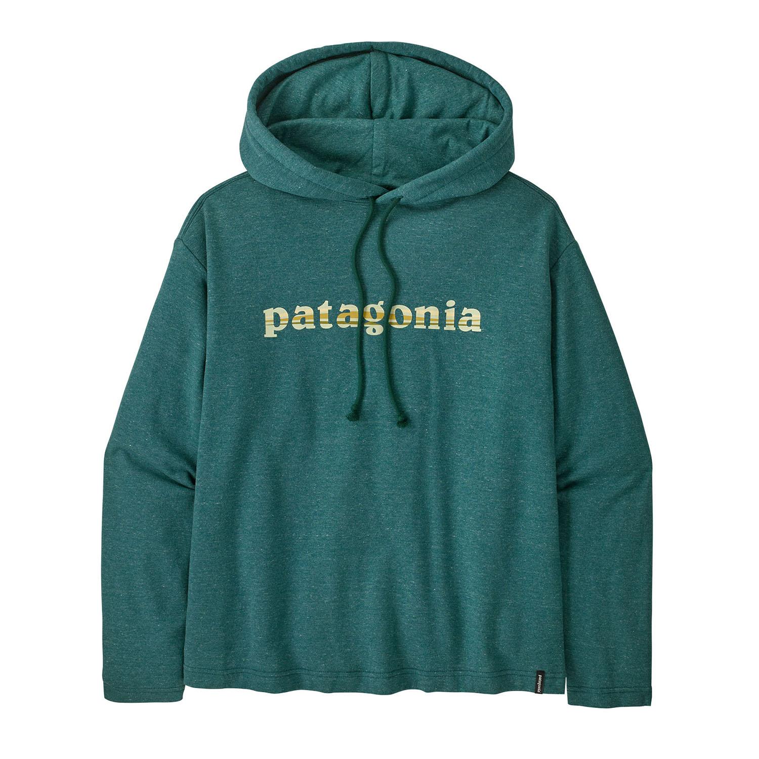patagonia オリーブ　フード付きパーカー 新品タグ付き patagonia 【オンライン限定価格】 W's Lightweight '73Text Logo