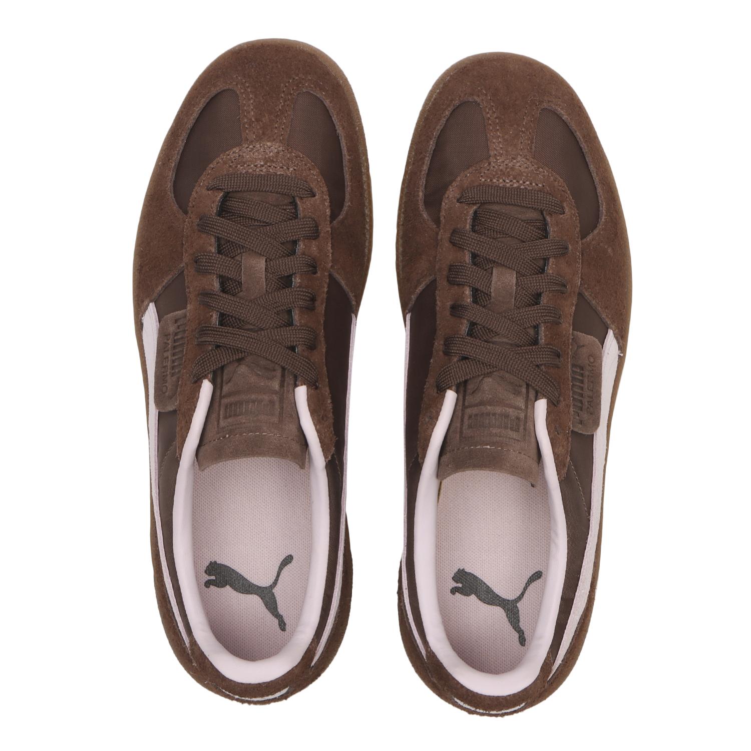 【新品】百々千晴 PUMA PALERMO【23cm】 PUMA Palermo Unisex Sneakers, White-vapor Gray-gum, 8.5