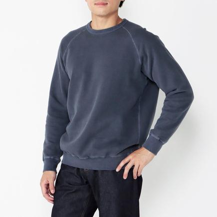 Good On ロングスリーブラグランクルースウェットシャツ