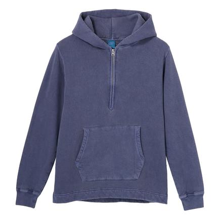 Good On ラフ 1/2 ジップフードスウェット