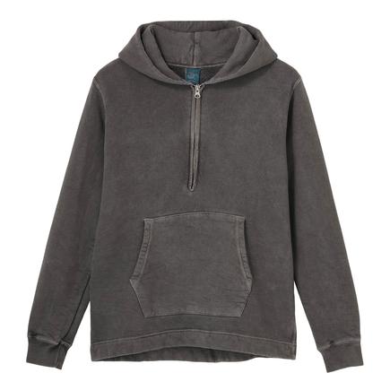 Good On ラフ 1/2 ジップフードスウェット