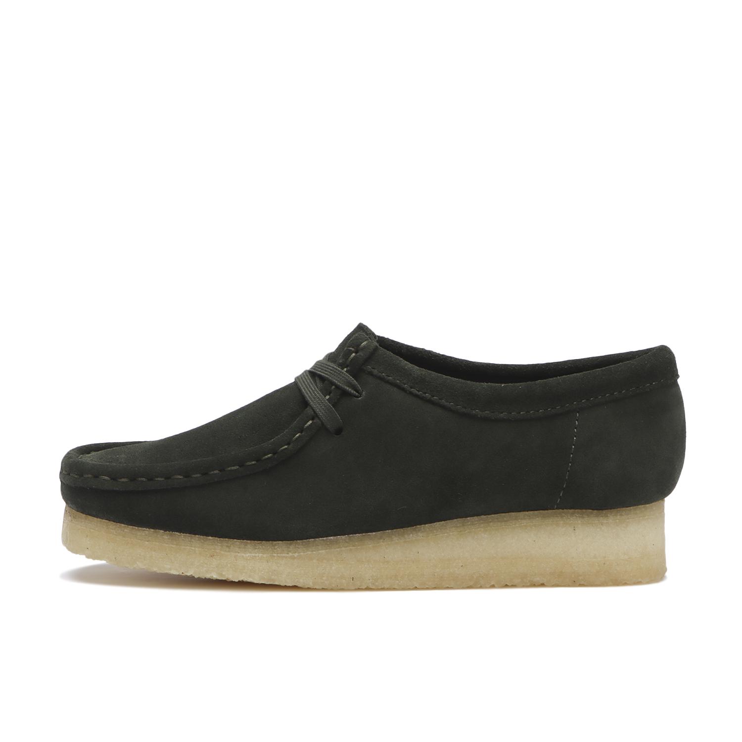 CLARKS】 クラークス W's Wallabee. ワラビー 26179318 Forest Grn Sde