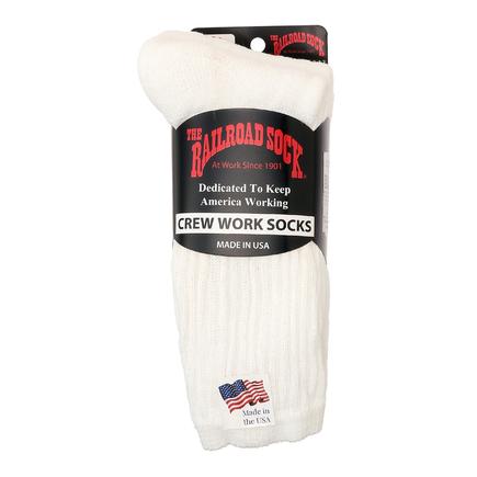 RAILROAD SOCK クルーワークソックス 3P