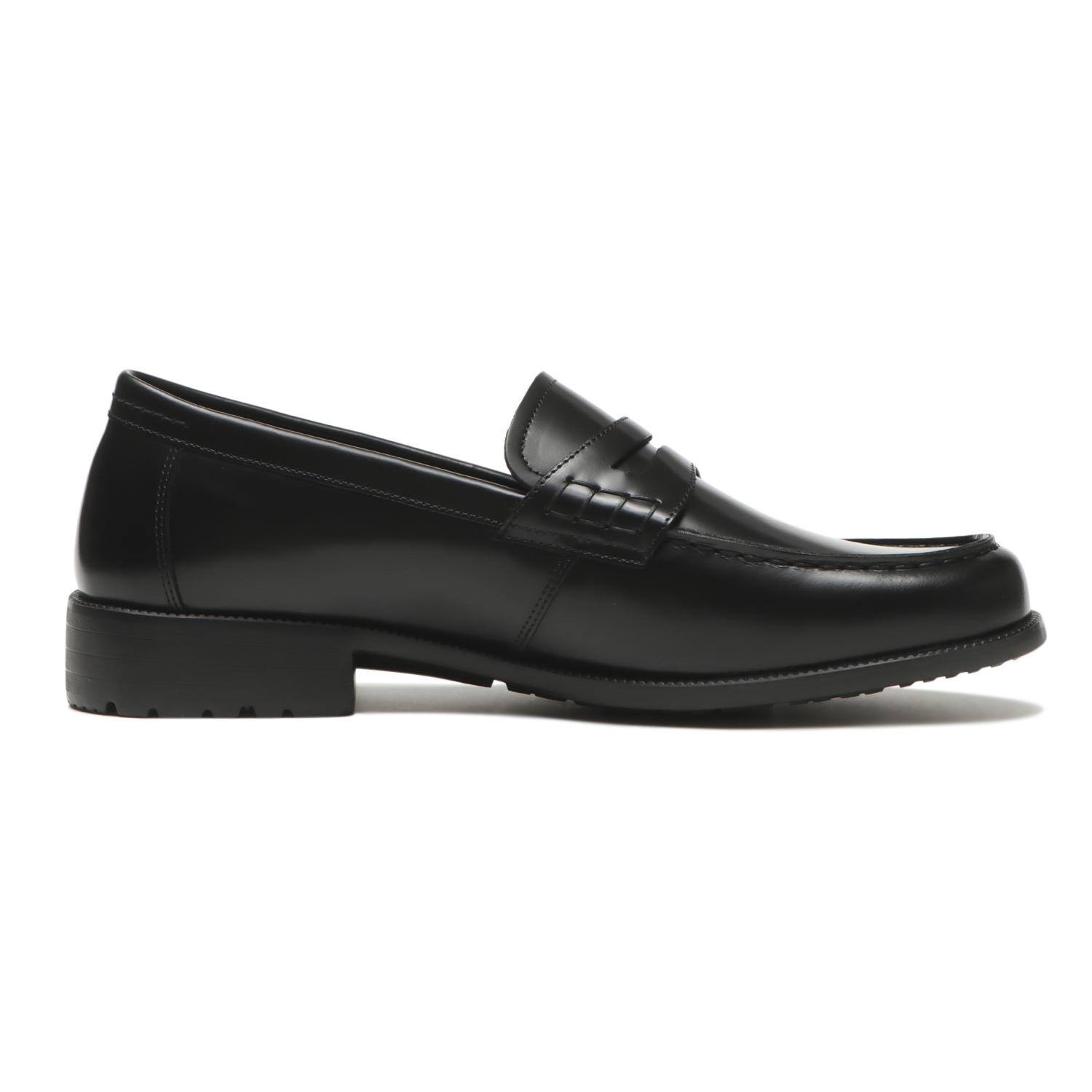 【美品】希少　リーガル スクエアトゥ ローファー 25cm ブラック HAWKINS】 ホーキンス OLIVER LOAFER オリバーローファー HL61002