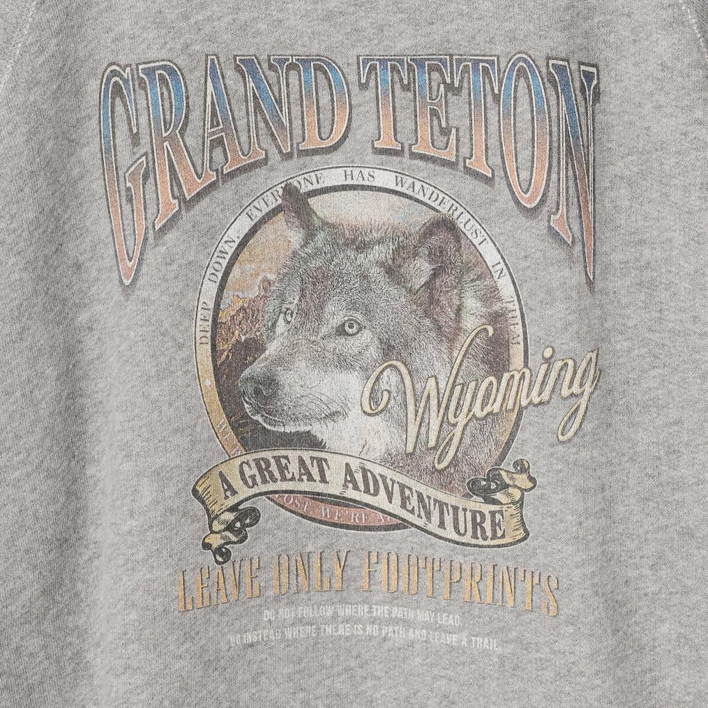  JEMORGAN JE MORGAN Wolf Sweat Crew Neck画像4