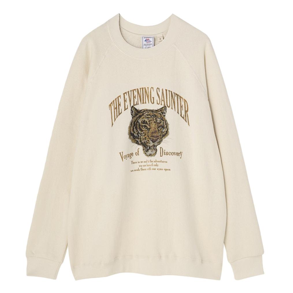 JEMORGAN JE MORGAN Tiger Sweat Crew Neck画像1