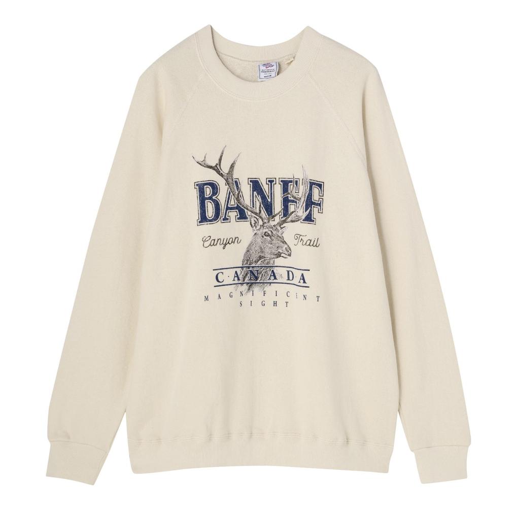  JEMORGAN JE MORGAN Deer Sweat Crew Neck (BANFF)画像1