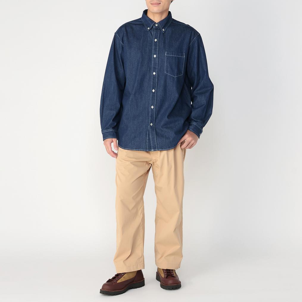 モデル：178cm / 着用サイズ：XL JEMORGAN JEMORGAN Denim Button Down L/S Shirts画像2