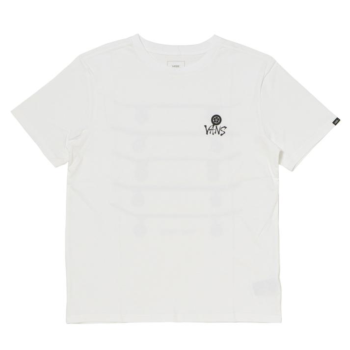 VANS �V���[�g�X���[�u WHITE
