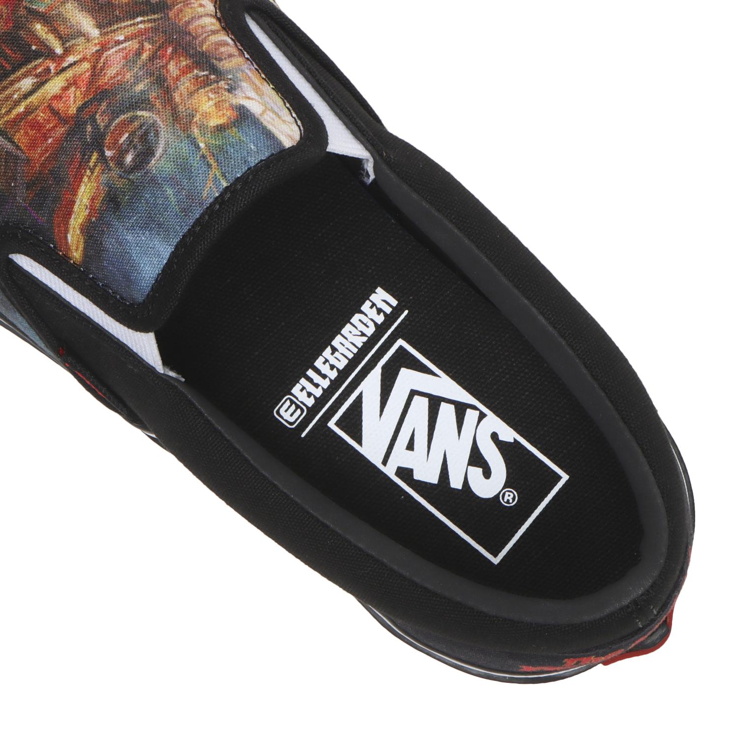 VANS】 ヴァンズ SLIP ON スリッポン V98CF ELLE BLACK/RED | ABC-MART