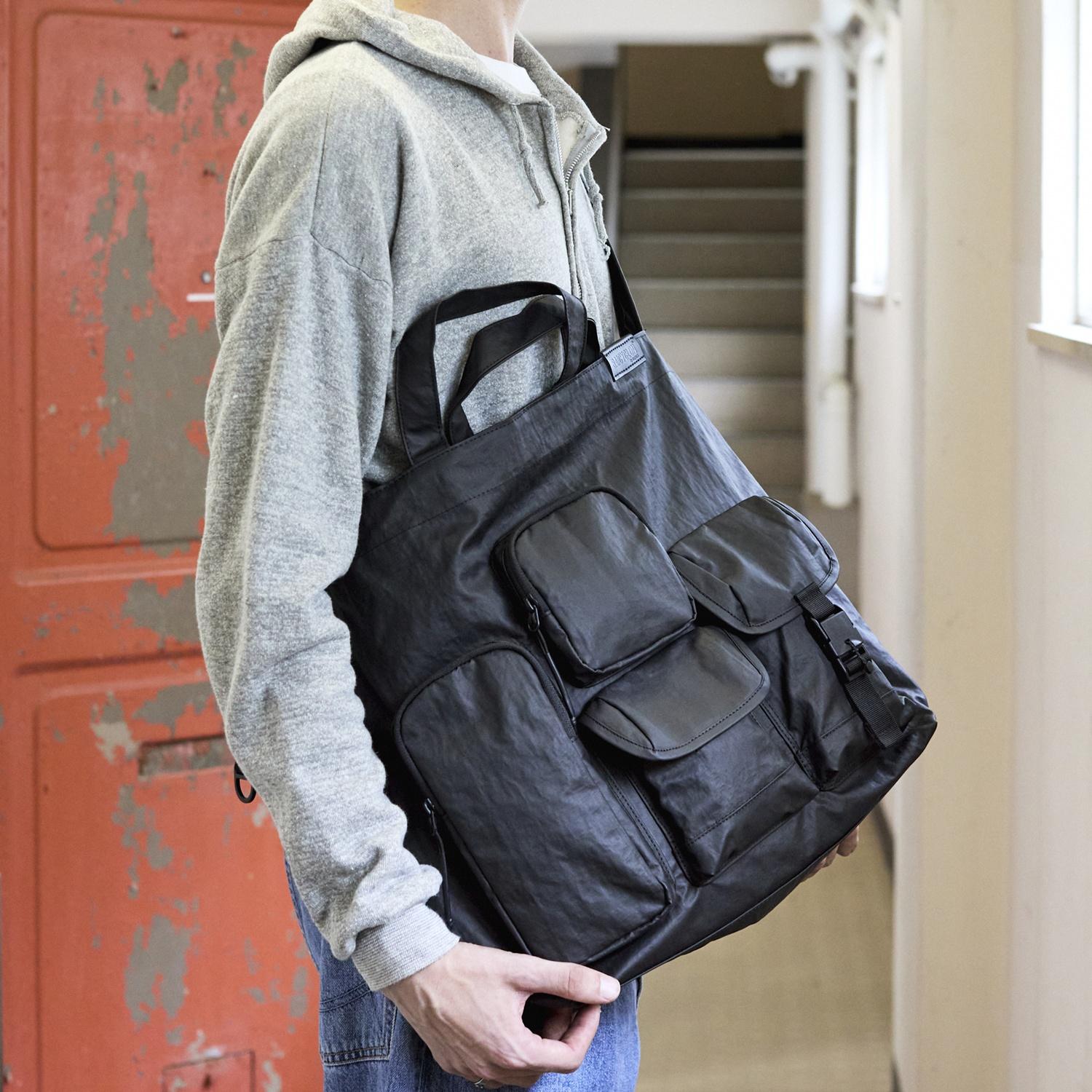  BAICYCLON by bagjack MULTI POCKET 2WAY TOTE BAG (MEDIUM)画像10