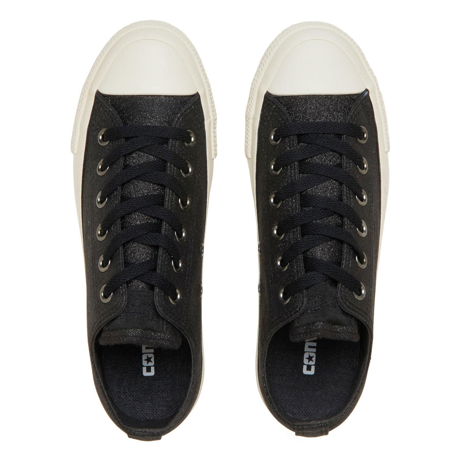 【CONVERSE】AS PLTS GLITTERBOTTOM OX BLACK/BLACK 国内発送 レディース 【CONVERSE】 コンバース AS PLTS GLITTER OX