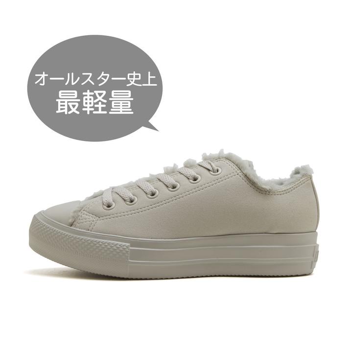 fB[X yCONVERSEz Ro[X AS LIGHT PLTS BA OX I[X^[ Cg PLTS BA OX 31314441 ABC-MART *LIGHT GRAY 4(23cm)