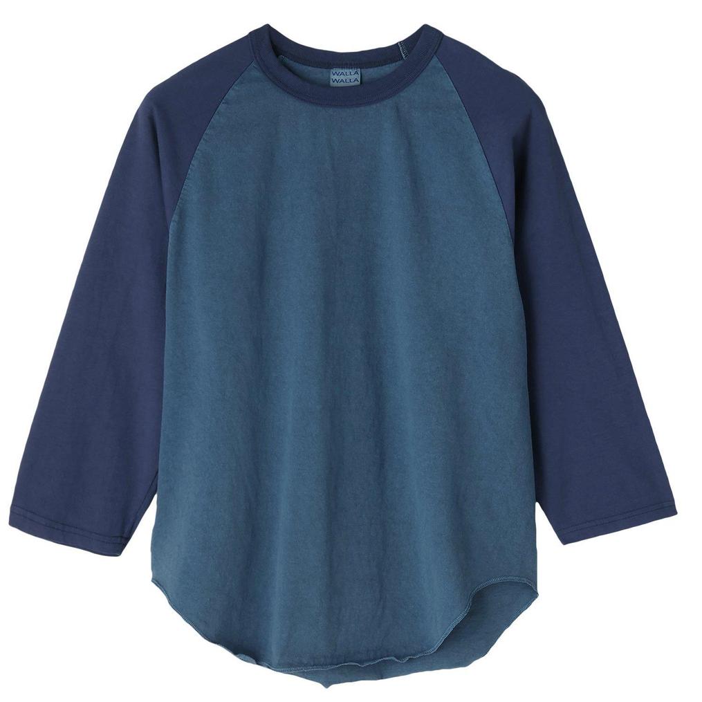  WALLA WALLA SPORT WALLA WALLA SPORT Pigment Dye Baseball Tee 2Tone画像6