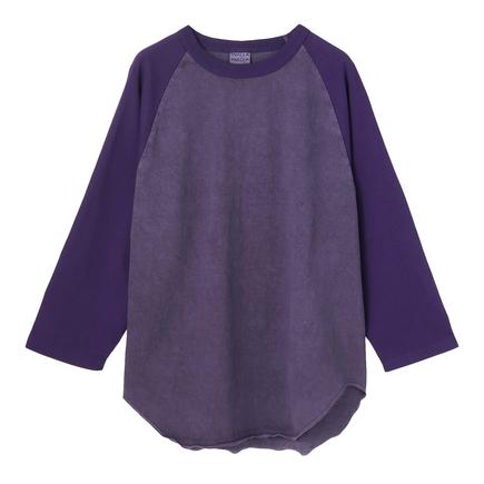 WALLA WALLA SPORT ピグメントダイベースボールティー2トーン