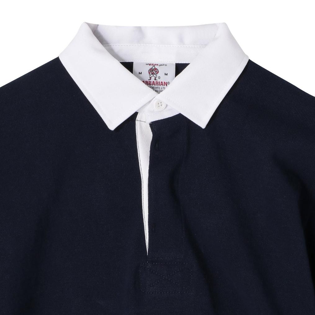  BARBARIAN BARBARIAN Rugby Shirt L/S Solid画像2