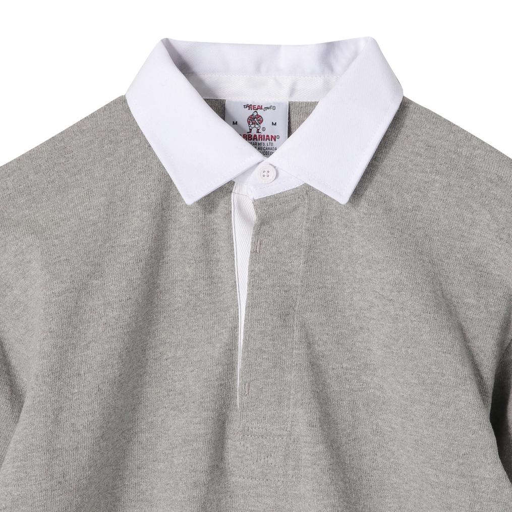  BARBARIAN BARBARIAN Rugby Shirt L/S Solid画像2