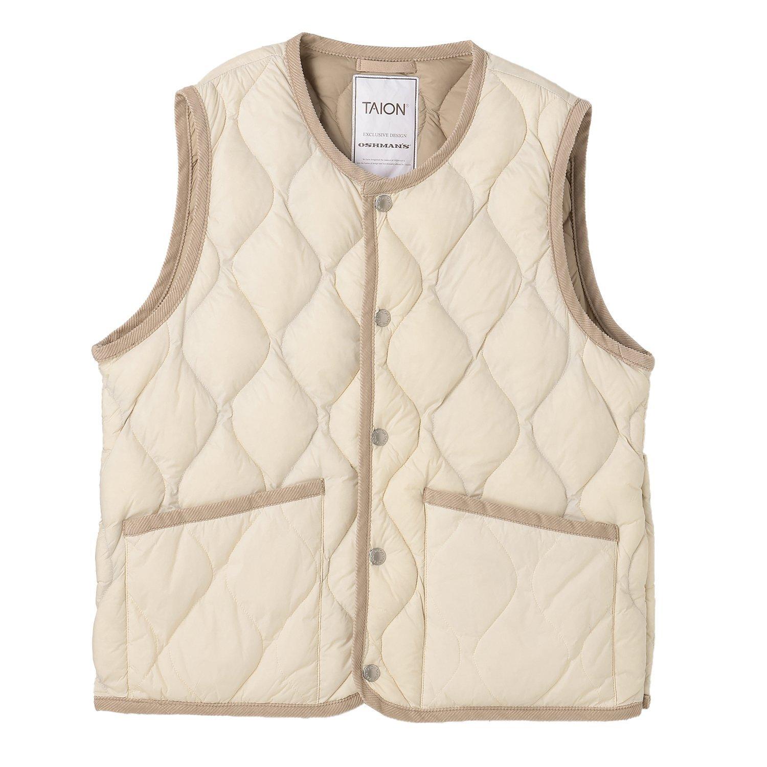 TAION TAION W's Hyoutan Quilt Down Vest OSHMAN'S SMU｜OSHMAN'S