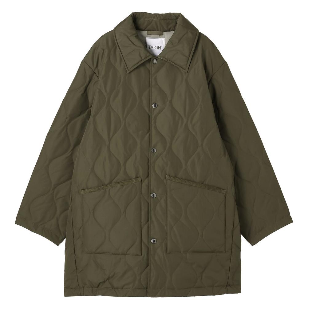  TAION TAION A-Line Down Mid Coat OSHMAN'S SMU画像1