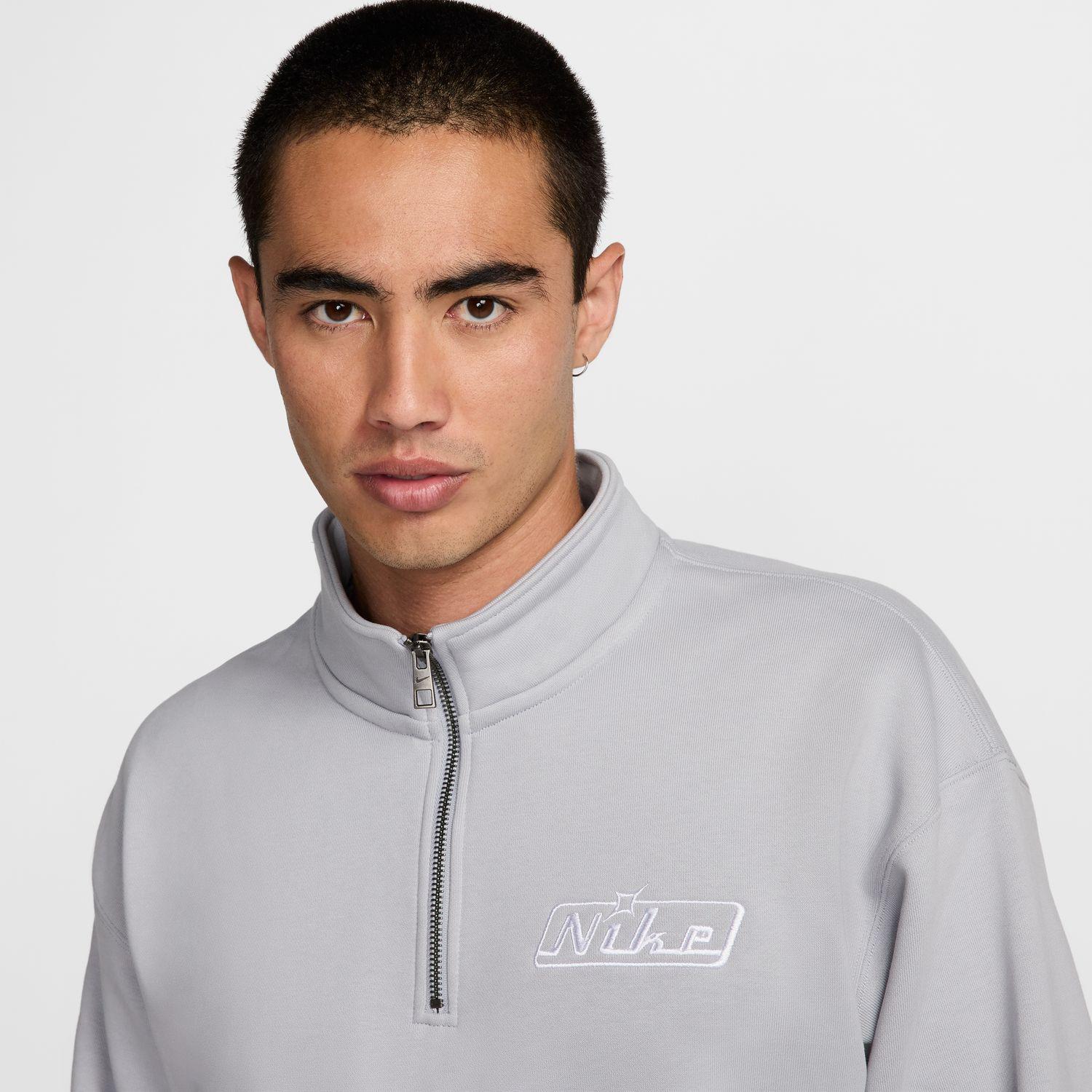 NIKE】 ナイキ M BB QZ TOP OPP1 スウェット HQ2955 012WLFGRY/WHT