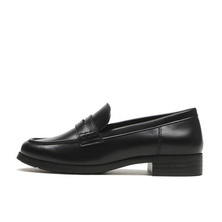 【送料無料】 【HAWKINS】 ホーキンス W'S EX SOFT LOAFER 3 やわピタローファー HW10150 SMOOTH BLACK 23.5cm