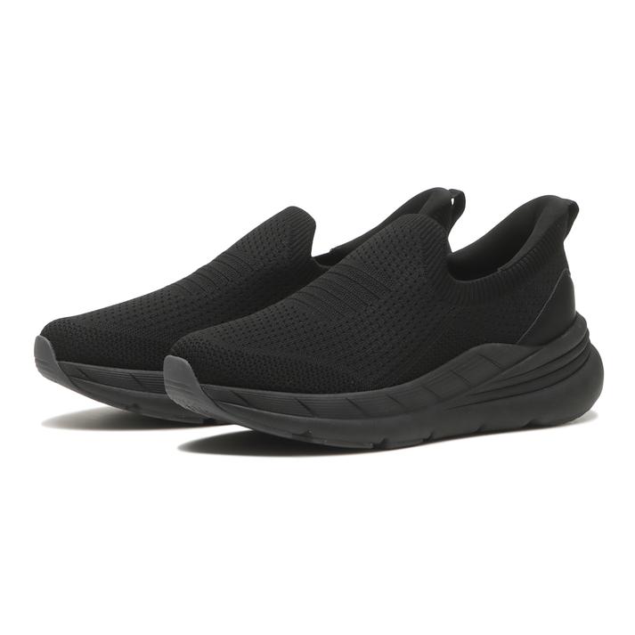 L0140 【ABC SELECT】 エービーシーセレクト KNIT SLIP ON スリッポン L0140 BLACK | ABC-MART 【公式通販】