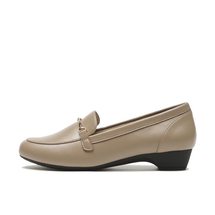【送料無料】 レディース 【ABC SELECT】 エービーシーセレクト WEDGE LOAFER 3 ウェッジローファー 3 W5057 BEIGE M(23.5cm-)