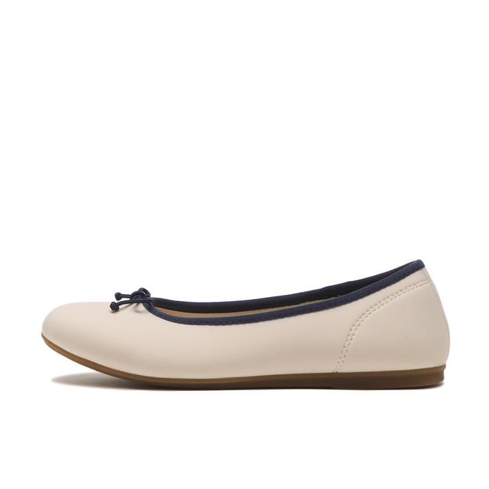 レディース 【ABC SELECT】 エービーシーセレクト ROUND RIBBON NP ラウンドリボンネオプレーンパンプス W5055 BEIGE M(23.5cm-)