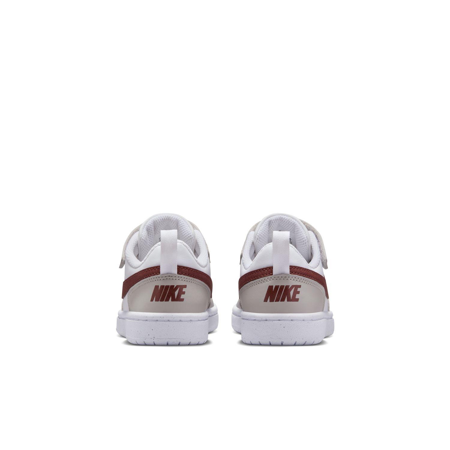 NIKE かのこポロ　McEnroe Lサイズ NIKE スニーカー ナイキ COURT BOROUGH LOW RECRAFT PS キッズ