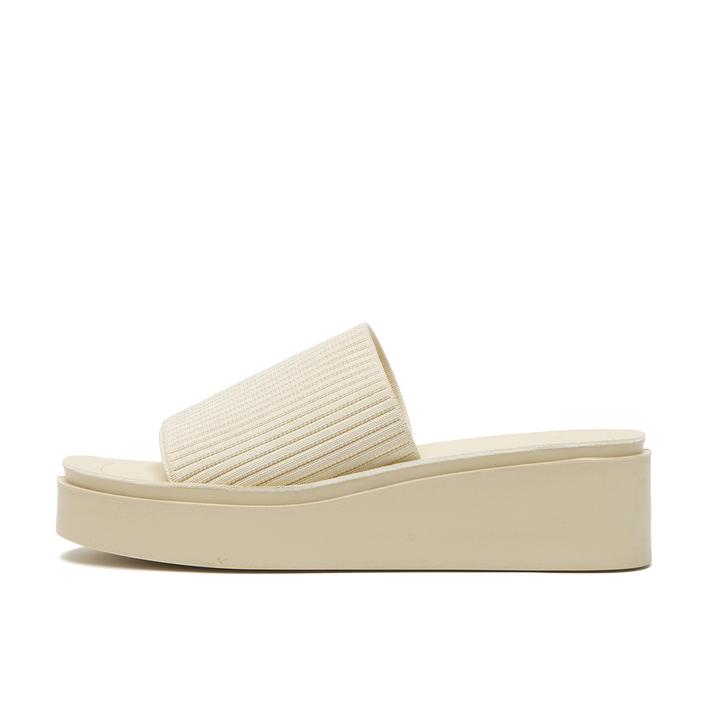 fB[X yABC SELECTz G[r[V[ZNg KNIT SLIDE 4.5 jbgXCh 4.5 W2058 CREAM XL(24.5-25cm)