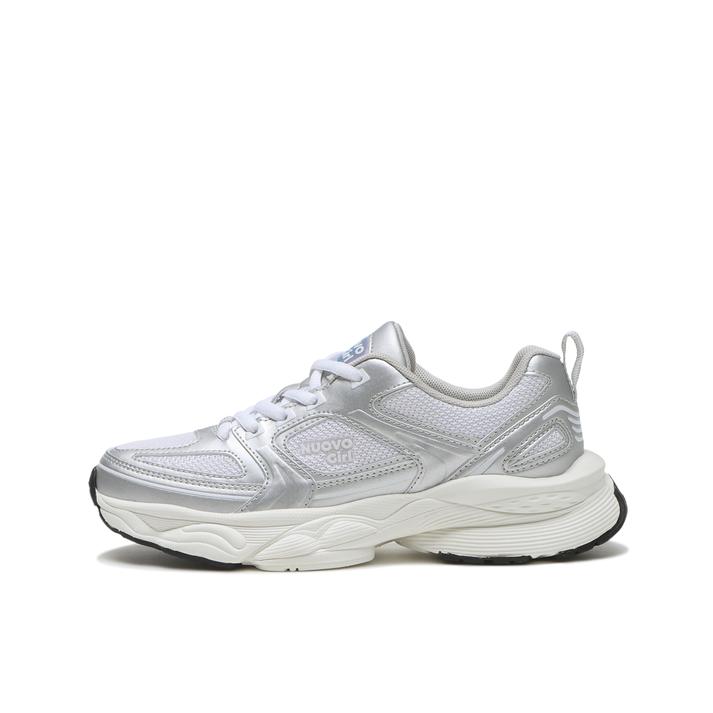 LbY yNUOVOz kI[H 19-24(H) LILY [ N9376J SILVER/WHITE 20cm