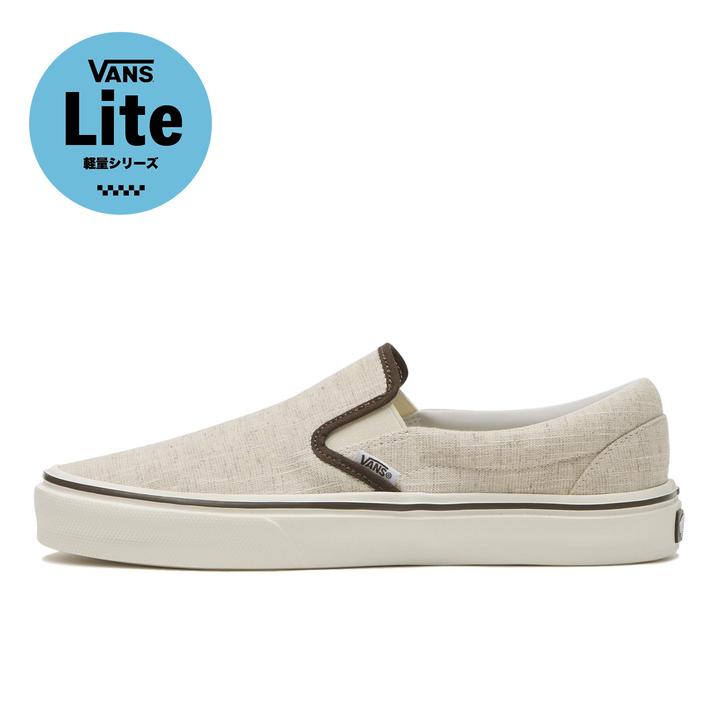 yVANSz @Y SLIP ON LITE Xb|Cg V98 LITE HEMP NATURAL/WHISPER 9(27cm)
